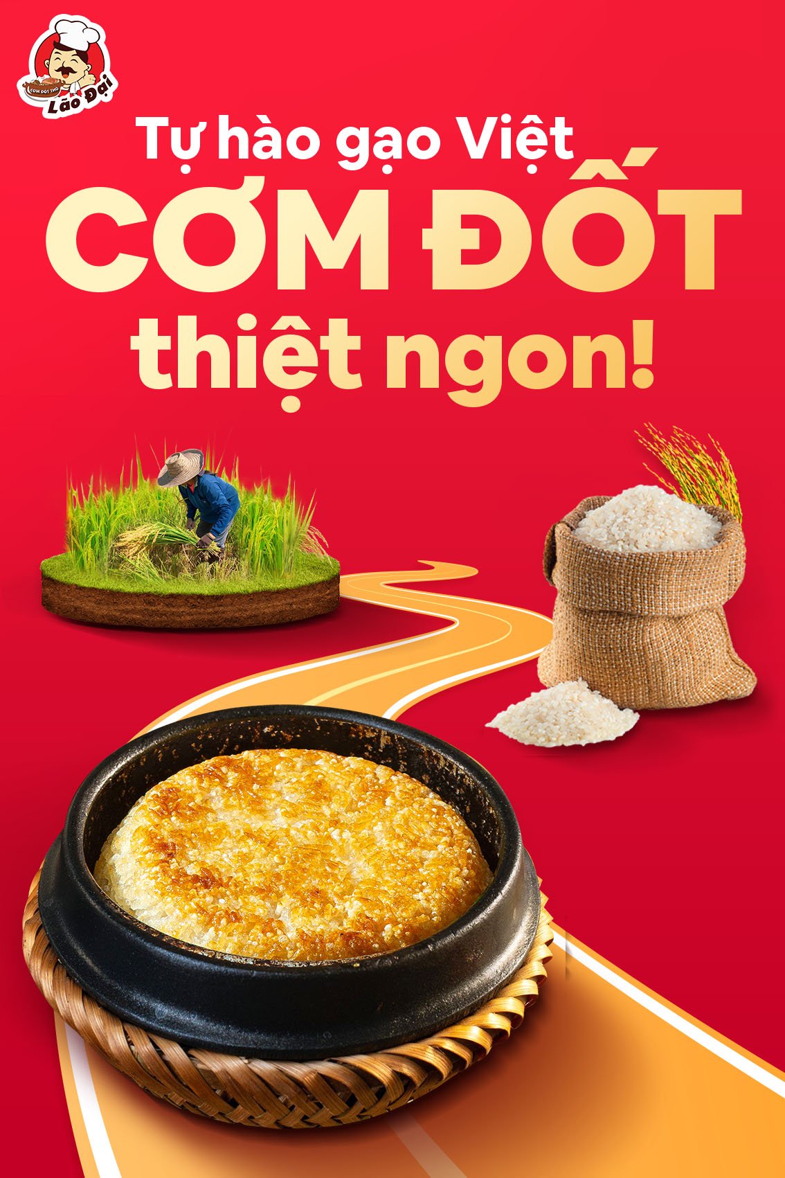 Câu chuyện thương hiệu Cơm Đốt Thố Lão Đại